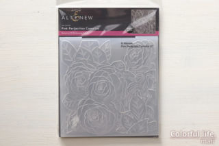 Pink Perfection Camellia 3D Embossing Folder（Altenew）