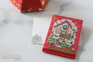 ハッピーなホリデーがやってくる♪わくわくを詰め込んだクリスマスカード（横：ヤミークリスマス/スタンピンアップ）
